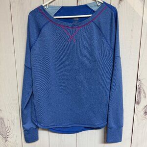 The North Face Women’s Active Vented Pullover Large Blue EUC